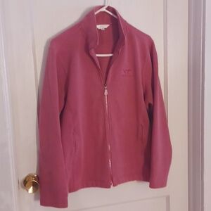 Monterey  club pink zip up jacket women's size medium  Virginia Tech